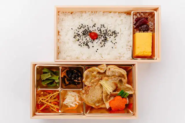 【すき焼割烹 日山】豚肉の生姜焼き弁当