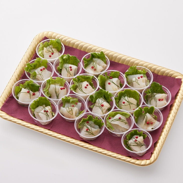 CUPカレイのカルパッチョLL・使い捨て容器