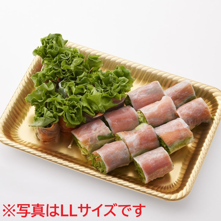 スモークサーモンの生春巻L・使い捨て容器