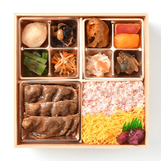 【仕出し懐石 北大路】牛すき焼きと蟹ちらし御膳